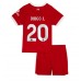 Liverpool Diogo Jota #20 Babykleding Thuisshirt Kinderen 2023-24 Korte Mouwen (+ korte broeken)